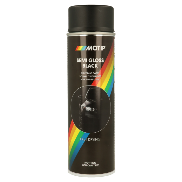 Motip Universeel Zwart Zijdeglans 500 ml