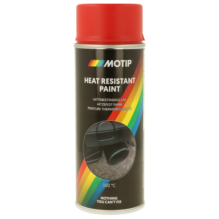 Motip Hittebestendige Lak Mat 300°C 400ml Rood