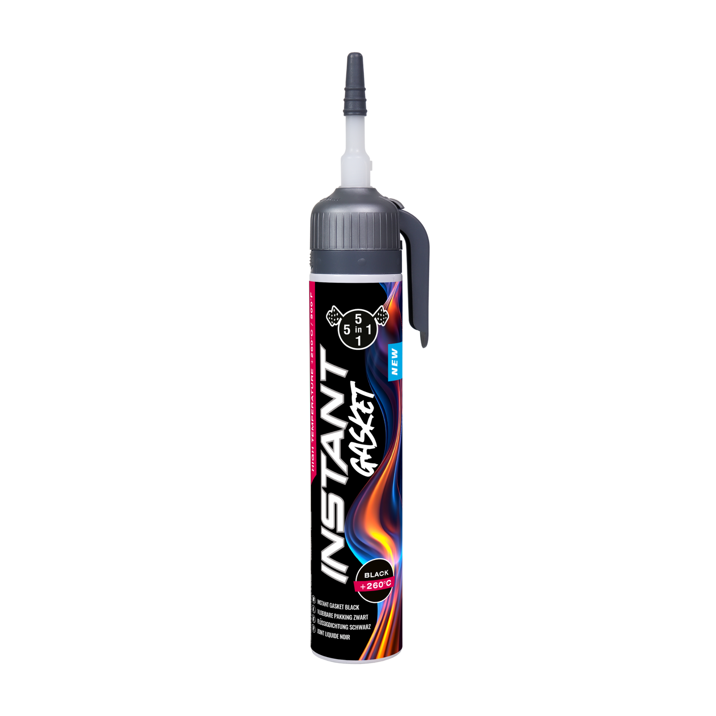 5in1 Vloeibare pakking zwart 200ml