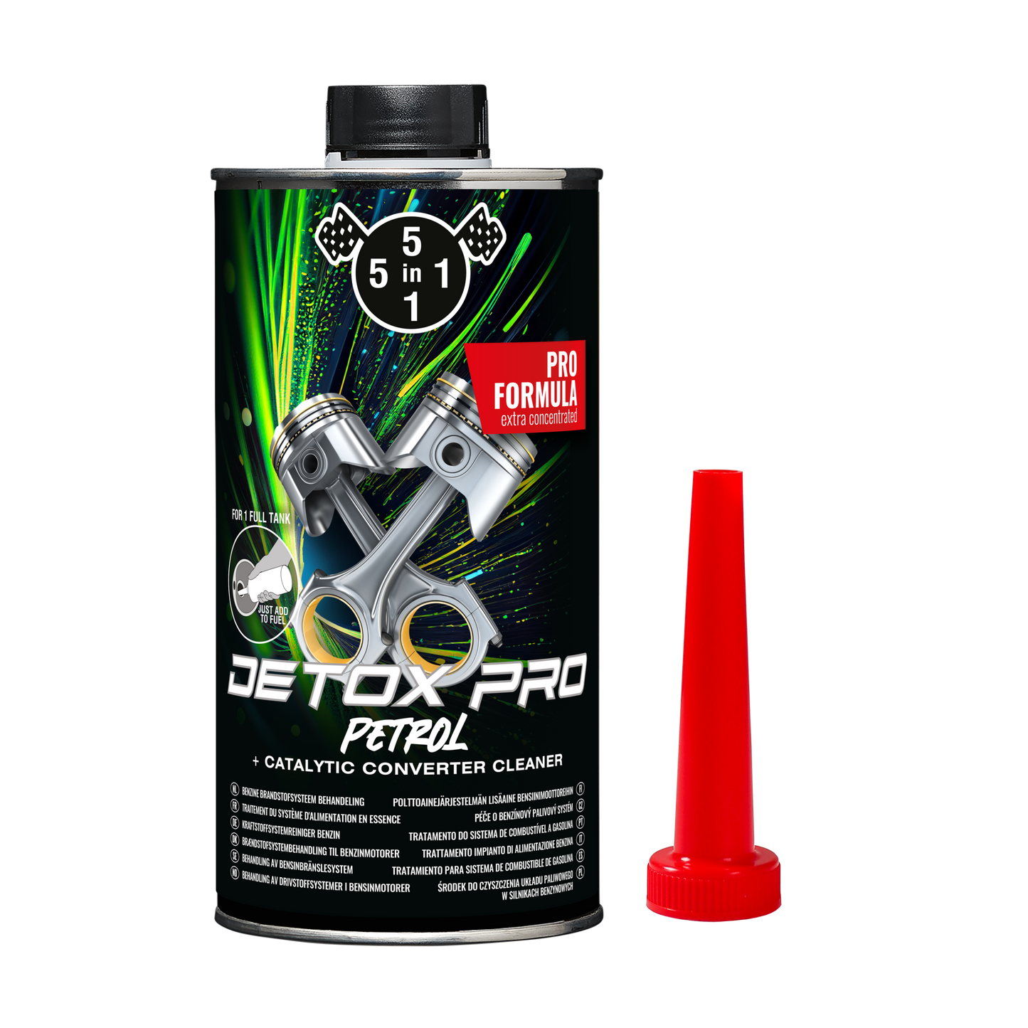 5in1 Petrol Detox Cleaner Pro 1ltr