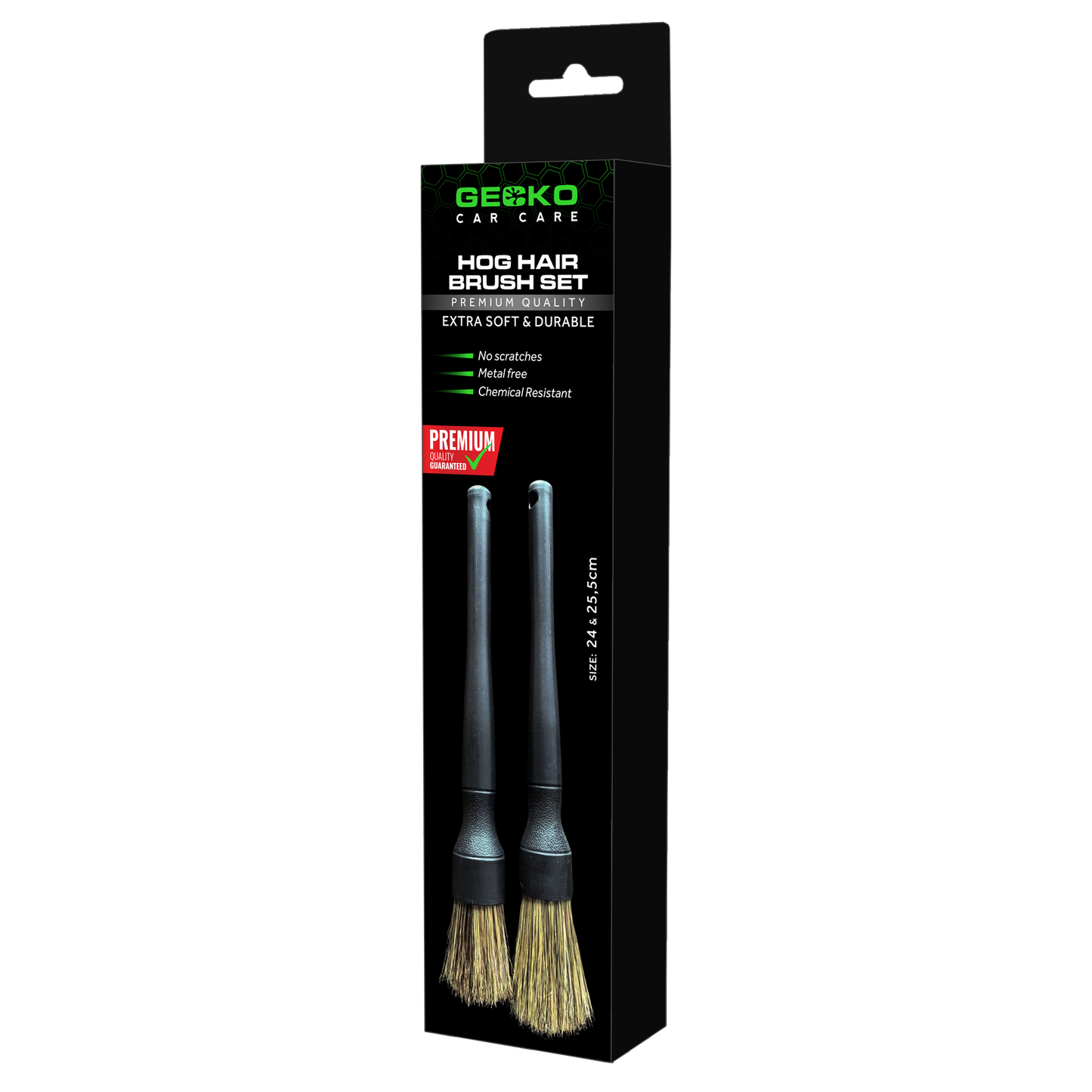 Gecko Hog Hair Detailing Brush Set 2pc