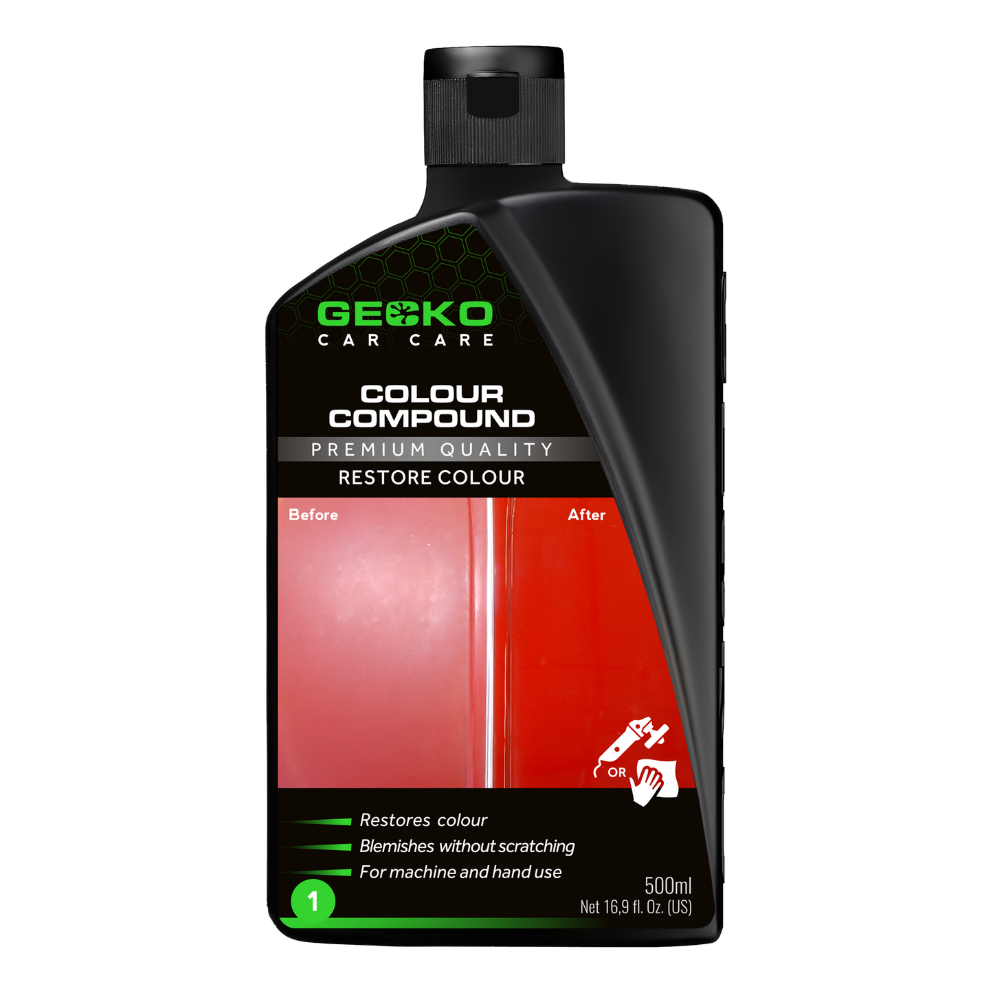 Gecko Kleur Hersteller Compound Fles 500ml