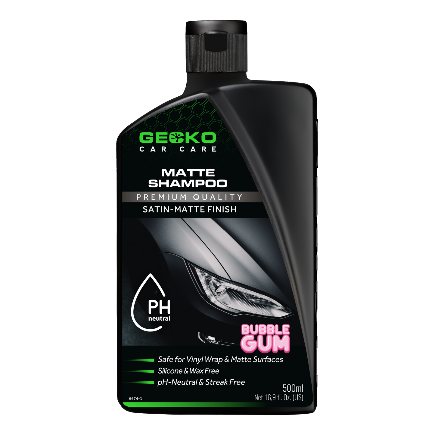 Gecko Matte Shampoo ( Siliconen vrij ) 500ml