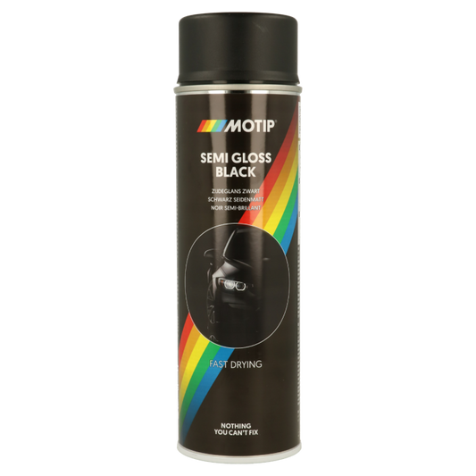Motip Universeel Zwart Zijdeglans 500 ml