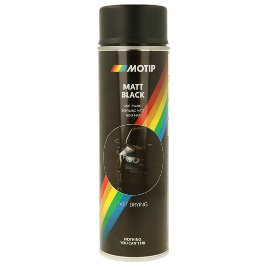 Motip Universeel Zwart Mat 500ml