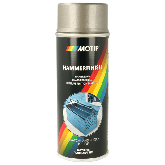 Motip Hamerslag Lak 400ml Grijs 400ml