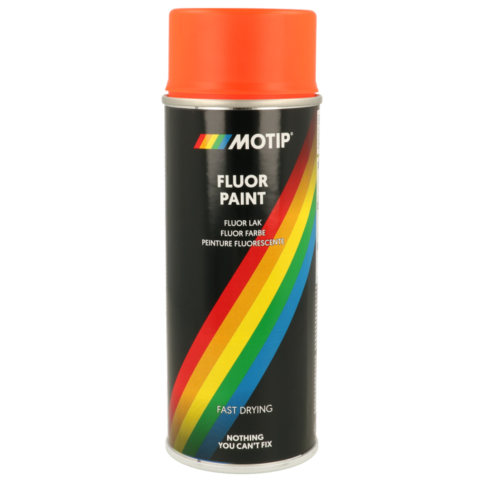 Motip Fluorescerende Lak 400ml Rood / Oranje