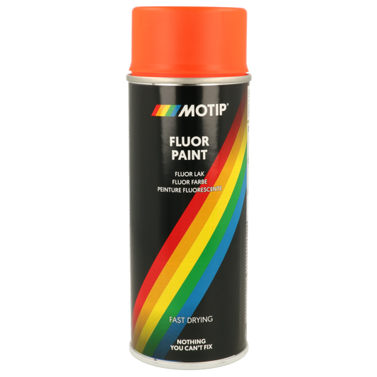 Motip Fluorescerende Lak 400ml Rood / Oranje