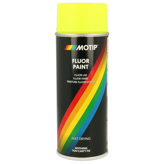Motip Fluorescerende Lak 400ml Geel