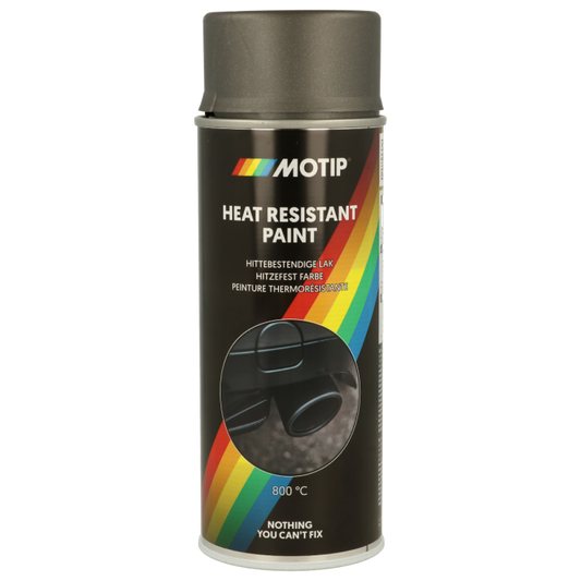 Motip Hittebestendige Lak Mat 800°C 400ml Donker Antraciet