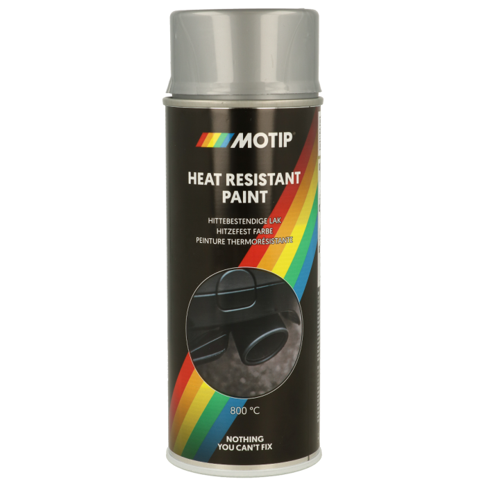 Motip Hittebestendige Lak Mat 800°C 400ml Zilver