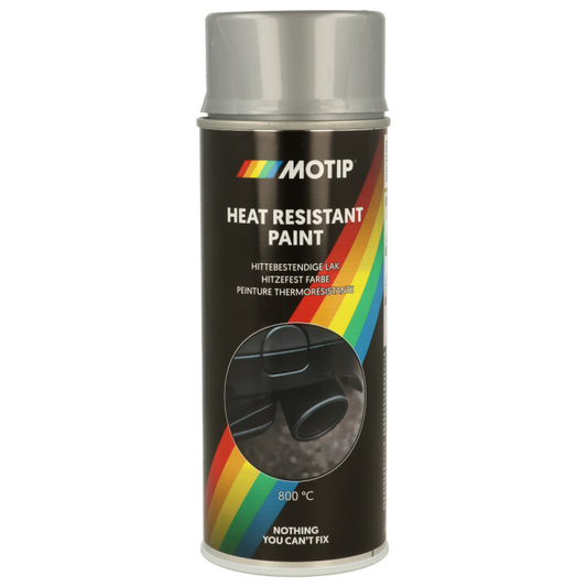 Motip Hittebestendige Lak Mat 800°C 400ml Zilver