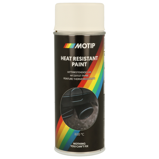 Motip Hittebestendige Lak Mat 800°C 400ml Wit