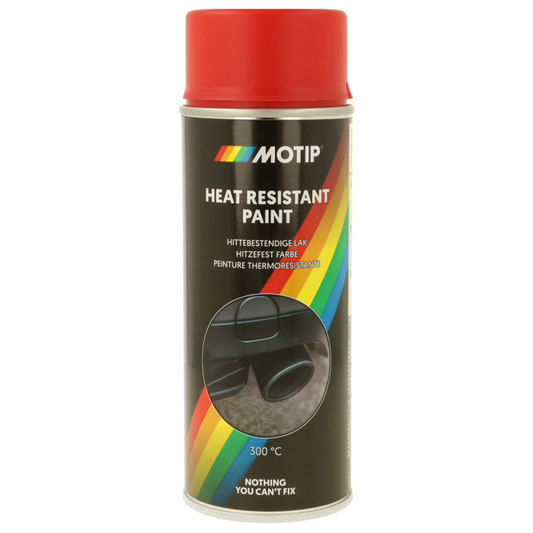 Motip Hittebestendige Lak Mat 300°C 400ml Rood