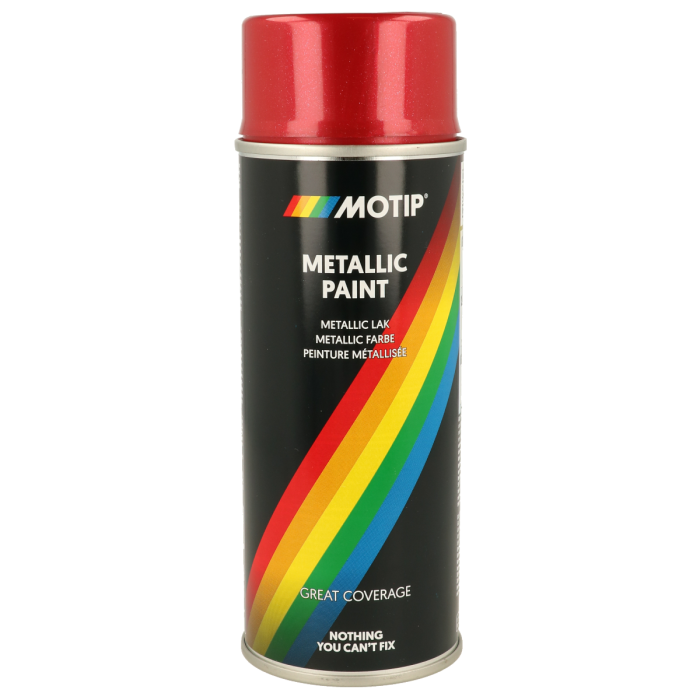 Motip Metallic Lak 400ml Rood
