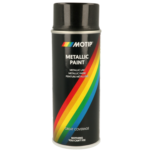 Motip Metallic Lak 400ml Zwart