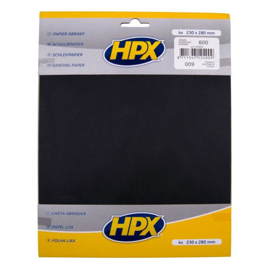 HPX Schuurpapier P600 X 4