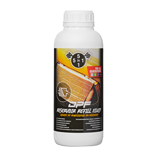 5in1 Vulling voor DPF reservoir 1000ml / Regeneratie Vloeistof 1ltr