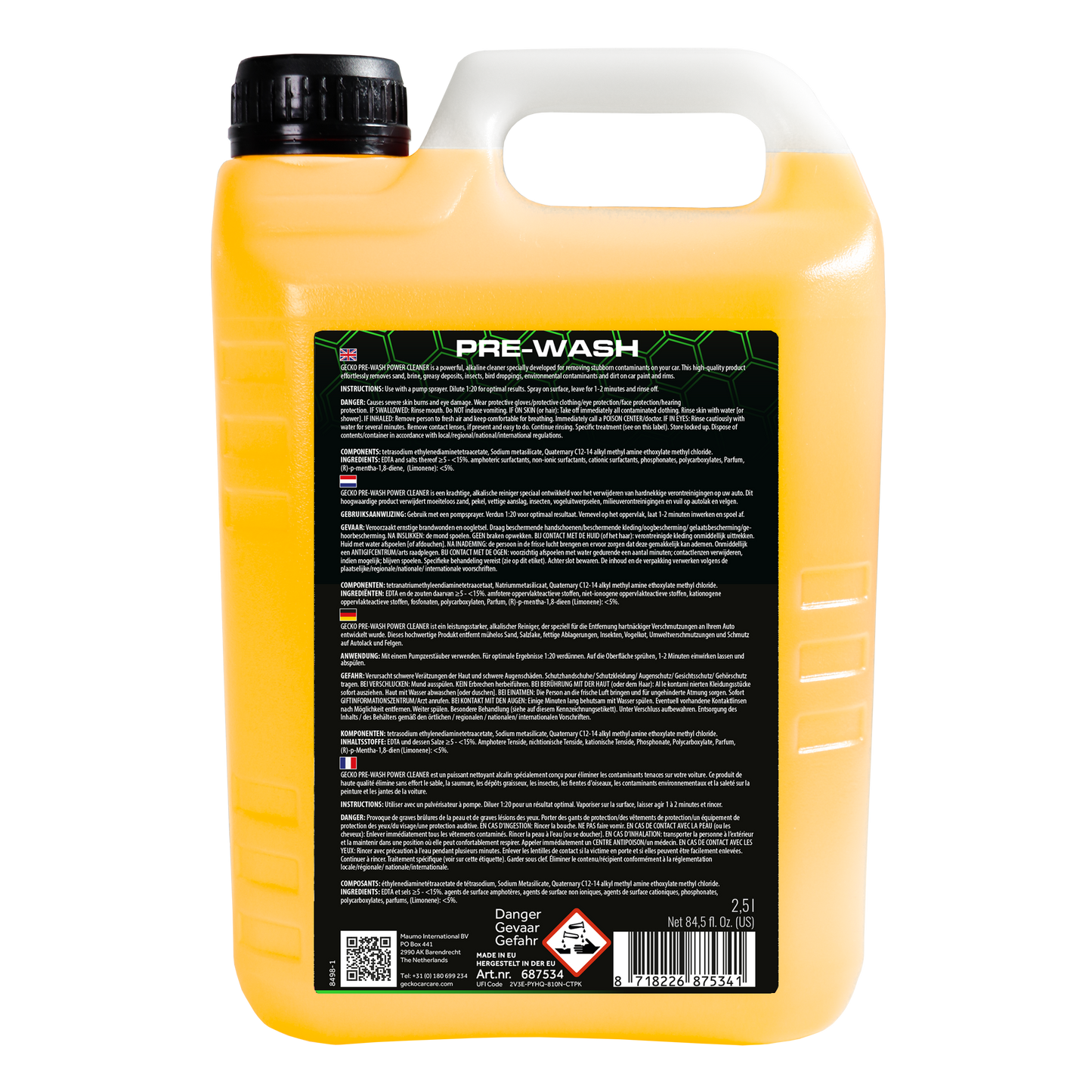 Gecko Pre-Wash 2,5ltr