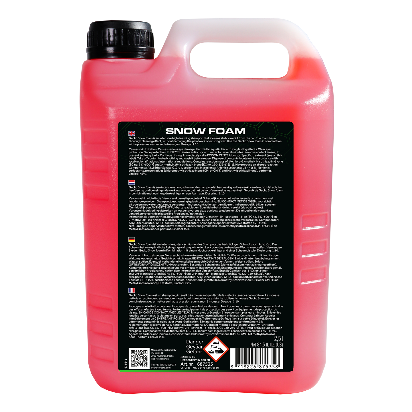 Gecko Snow Foam 2,5ltr