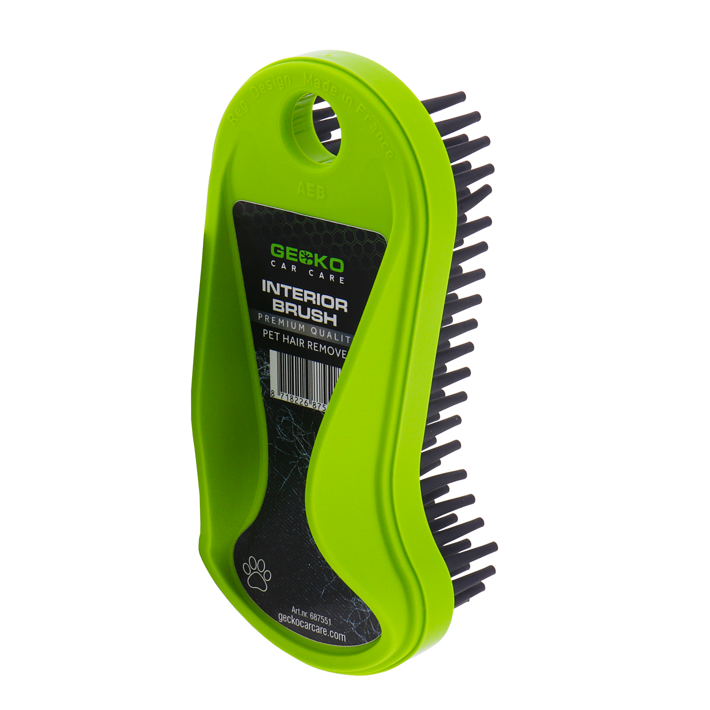 Gecko Rubber Borstel ( Borstel voor dierenharen )