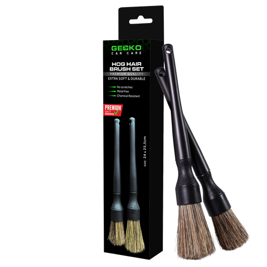 Gecko Hog Hair Detailing Brush Set 2pc
