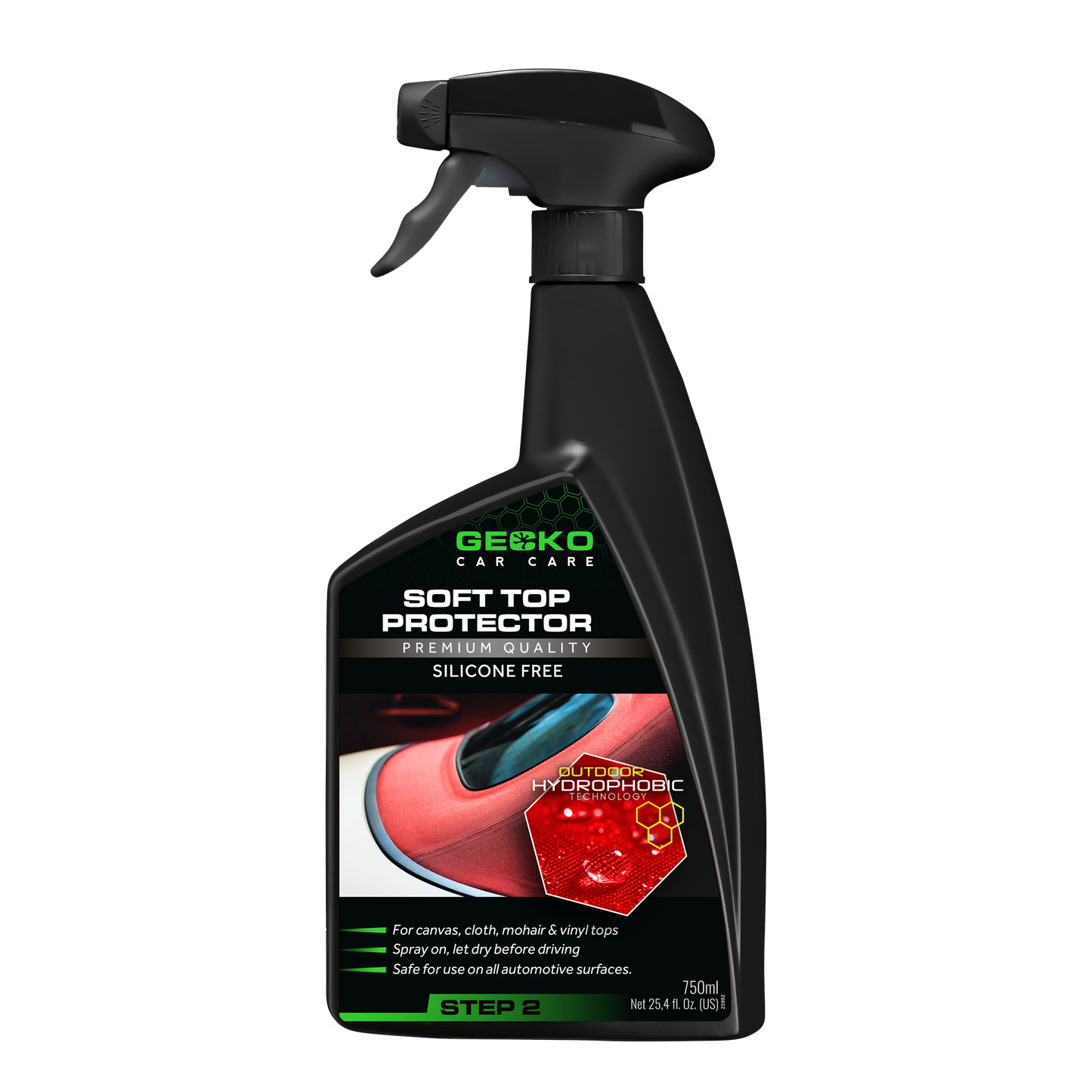 Gecko Cabrio Conditioner / Beschermer Stap 2 Trigger 750ml