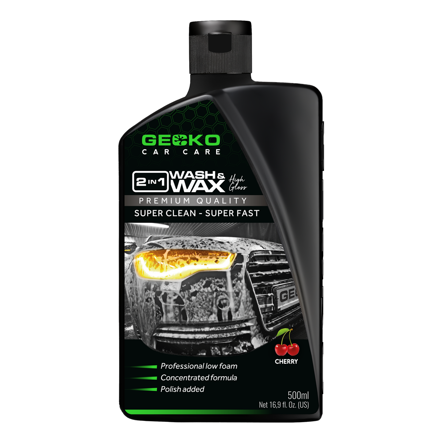 Gecko Shampoo & Glans Fles 500ml