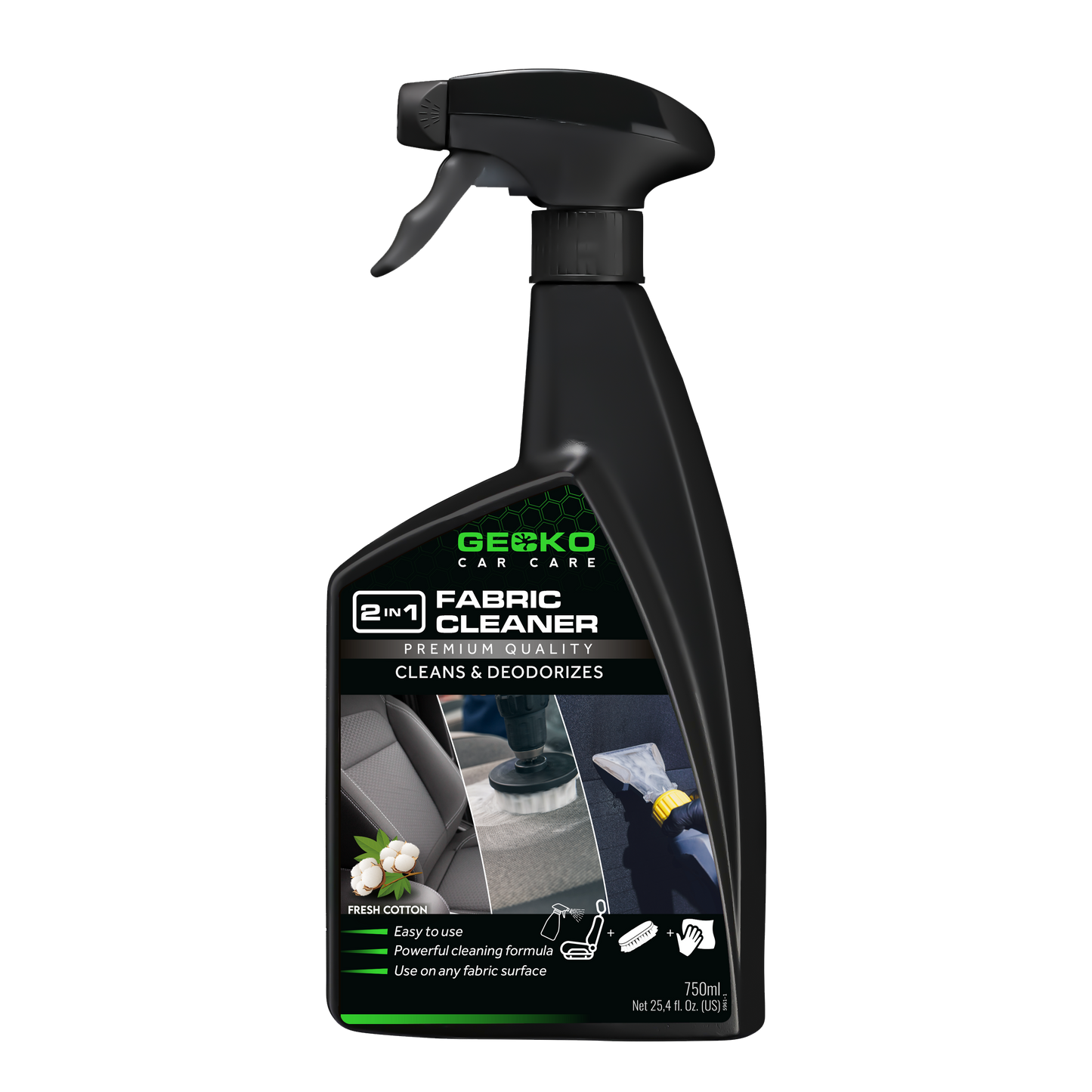 Gecko 2in1 Bekledingreiniger & Deodorizer 750ml