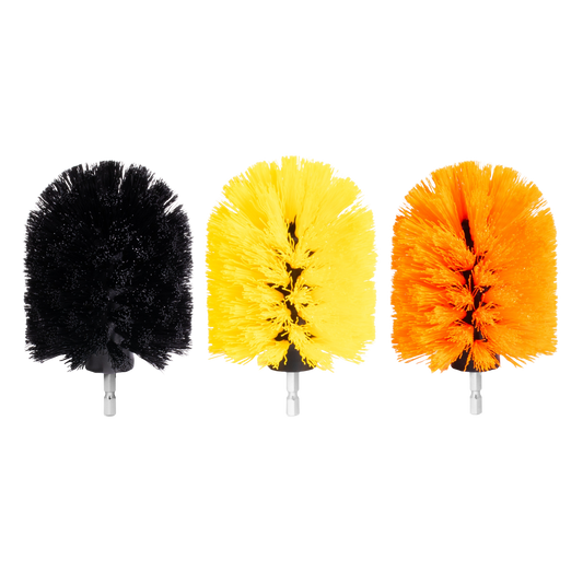 Gecko Boorborstels Rond Zacht / Middel / Hard Set 3st