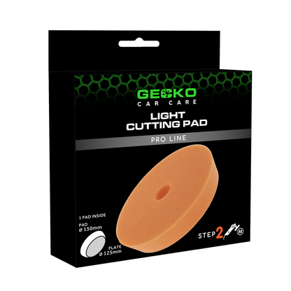 Gecko Polijstpad Medium Oranje 150mm 1st( Voor Steunplaat 125mm )