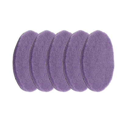 Gecko Foamed Wool Cutting pad 140mm 5st ( Voor Steunplaat 125mm )