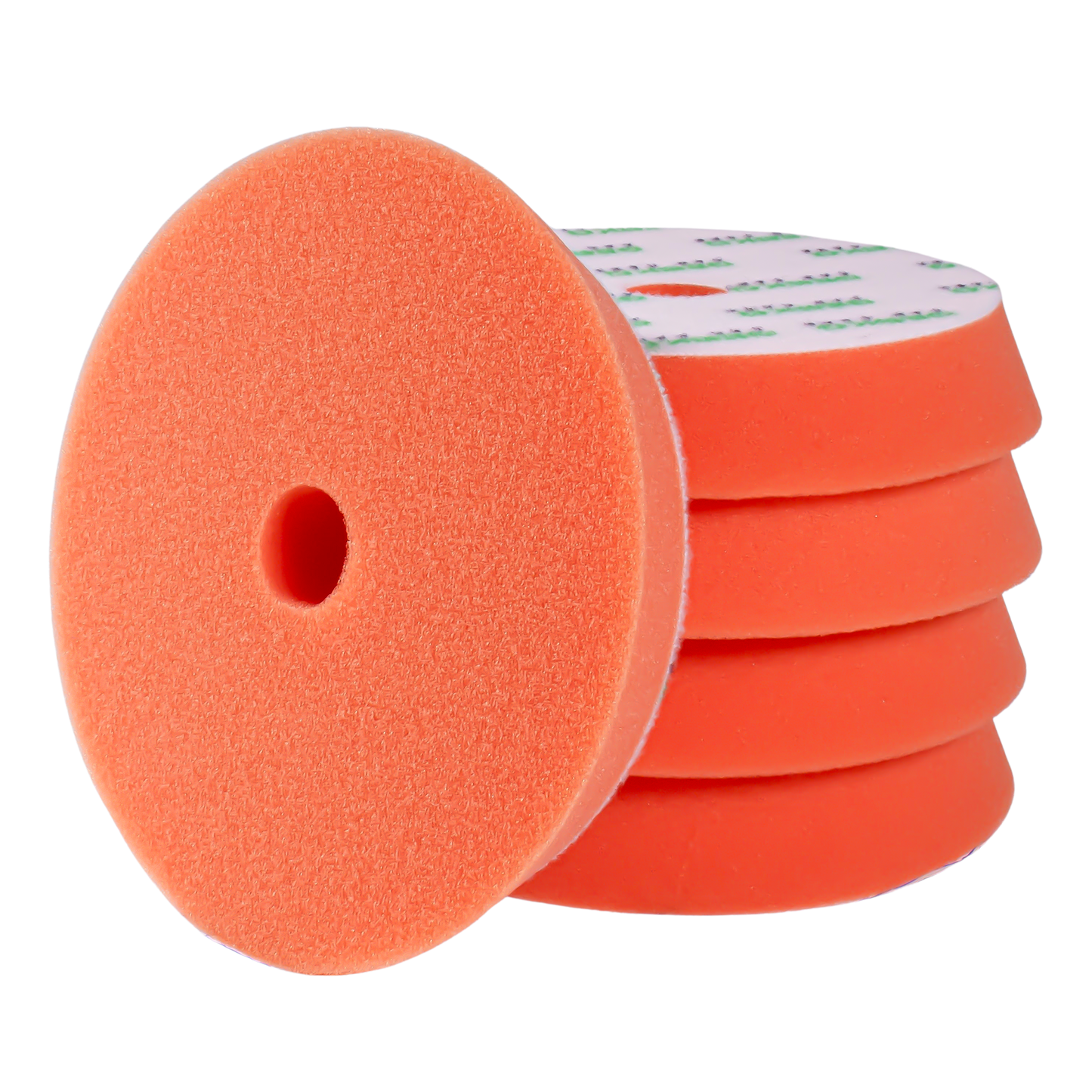 Gecko Polijstpad Medium Oranje 150mm 5st( Voor Steunplaat 125mm )