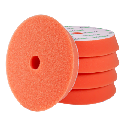 Gecko Polijstpad Medium Oranje 150mm 5st( Voor Steunplaat 125mm )