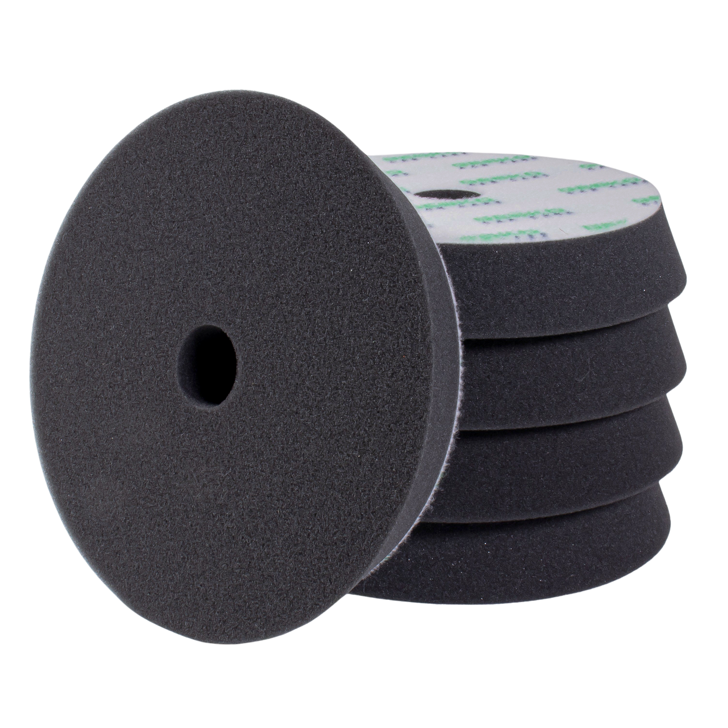 Gecko Polijstpad Zacht Zwart 150mm 5st (Voor Steunplaat 125mm)