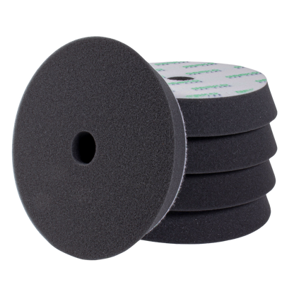 Gecko Polijstpad Zacht Zwart 150mm 5st (Voor Steunplaat 125mm)