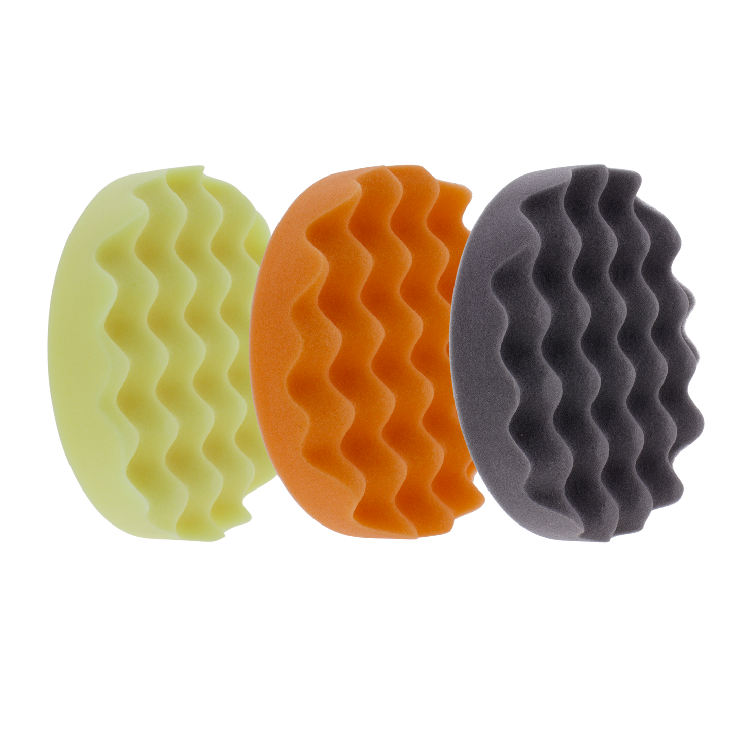 Gecko Polijstpads/Poetspads wafel 150mm 3pcs/set