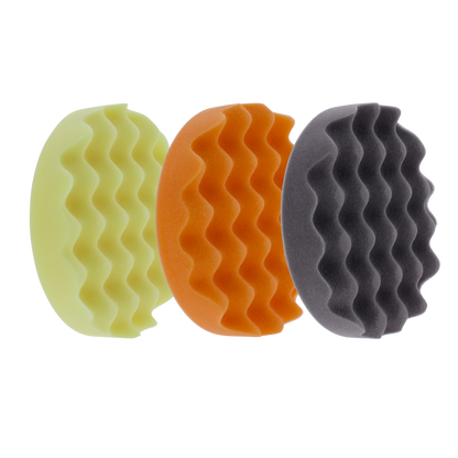 Gecko Polijstpads/Poetspads wafel 150mm 3pcs/set