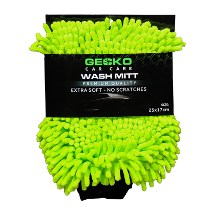 Gecko Microvezel Washandschoen 2in1 25cm x 17cm