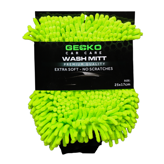 Gecko Microvezel Washandschoen 2in1 25cm x 17cm
