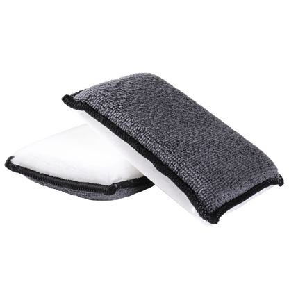 Gecko 2in1 Interieur Microvezel & Fleece Spons 13cm x 9cm x 2,5cm